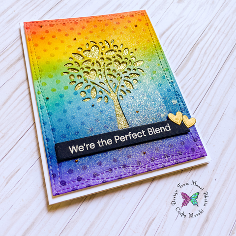 Rainbow card 1