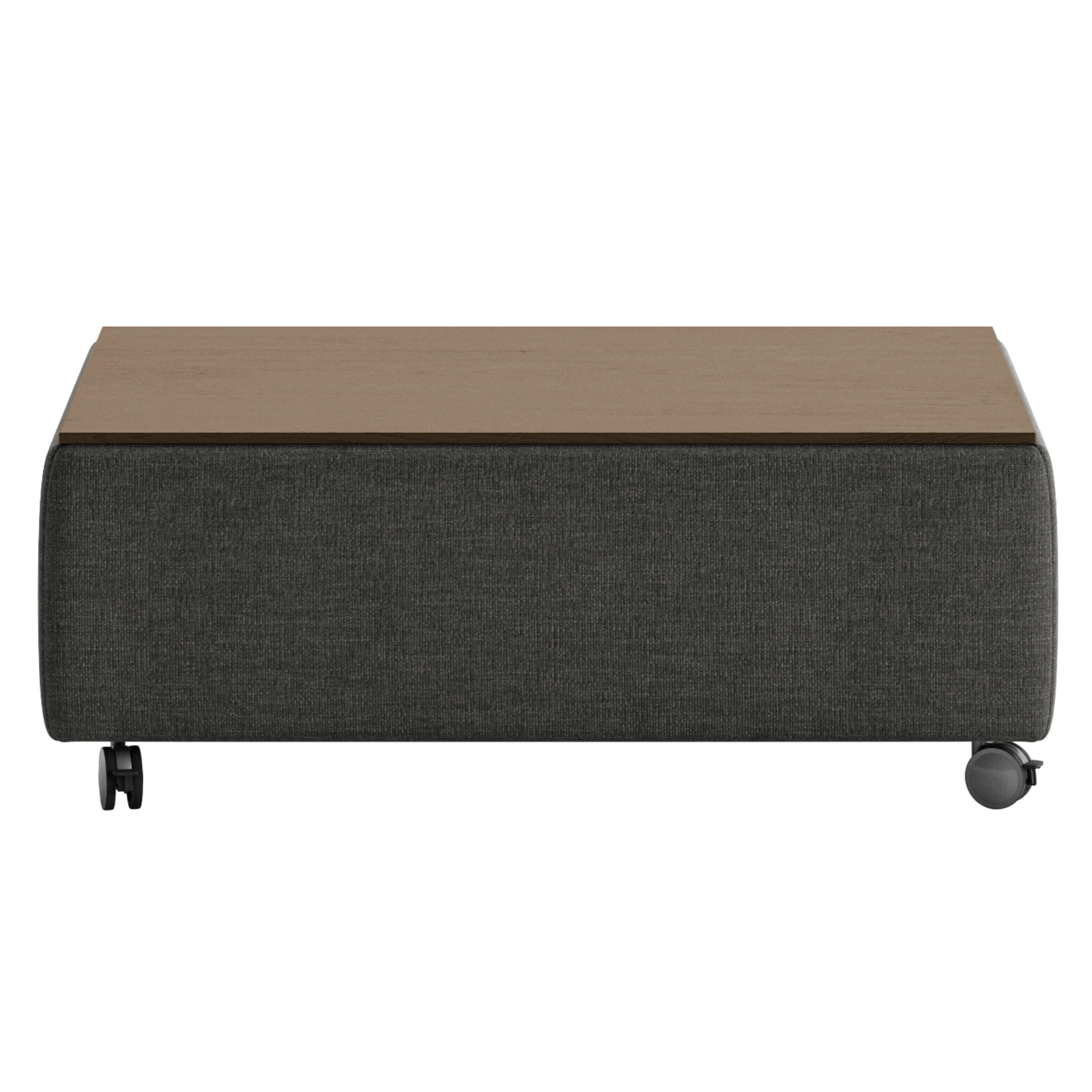 Functional Coffee Table with Walnut Top