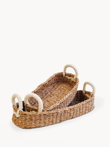 KORISSA Bread Warmer & Basket - Bird Oval