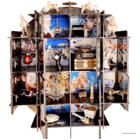 Christmas advent calendar featuring a resin art piece using Just4youonlineuk epoxy