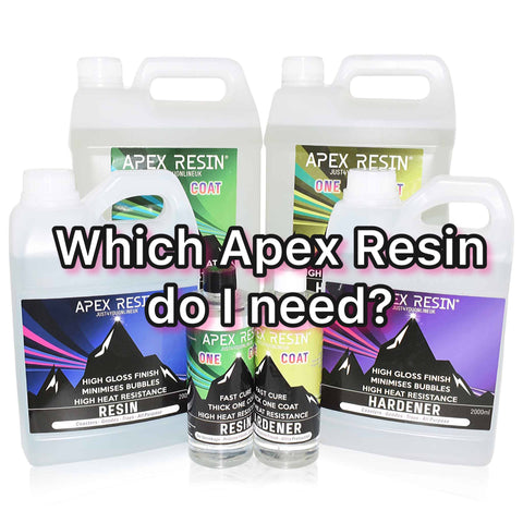 Which apex resin should I choose need?