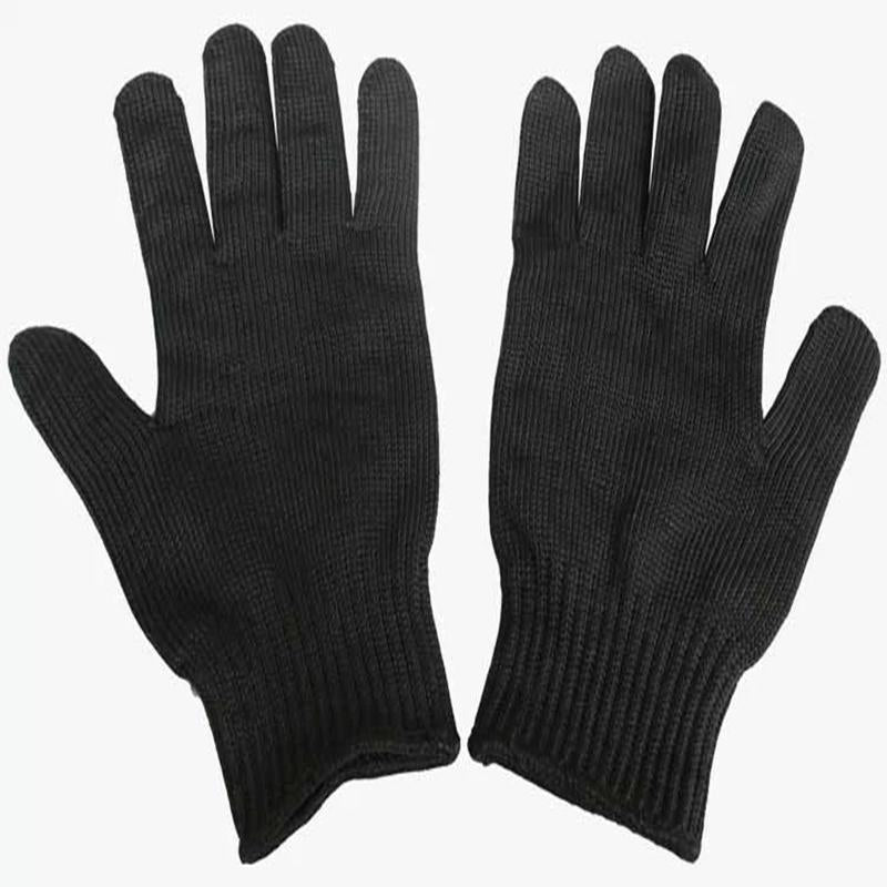 1 Pair Safety Cut Proof Protect Glove 46% Stainless Steel Mesh Camp Gl ...