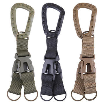 10Pcs Outdoor Molle Webbing Buckle Strap Belt End Clip Adjust Keeper T –  Bargain Bait Box