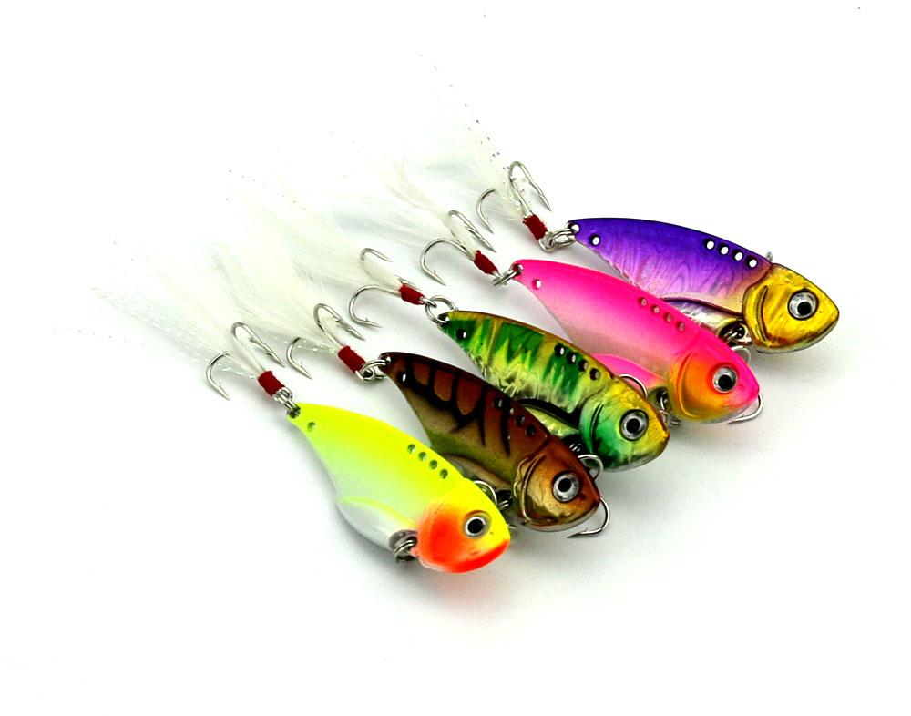 20Pcs Metal Vib Hard Bait Bass Walleye Crappie 11G 5.5Cm Fishing Tackl –  Bargain Bait Box