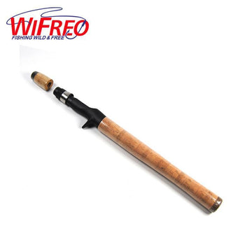 Wifreo 1Set Soft Cork Split Grip Rod Handle Baitcast Fishing Rod
