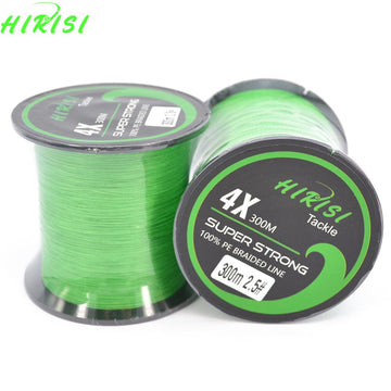 Super Strong 300M 330 Yards Pe Braided Fishing Line 5 Colors 4 Stands –  Bargain Bait Box