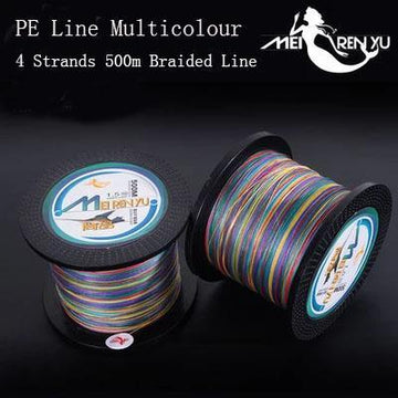 100M 8 Strands Braided Line 1 Meter One Color Pe Line Multicolour