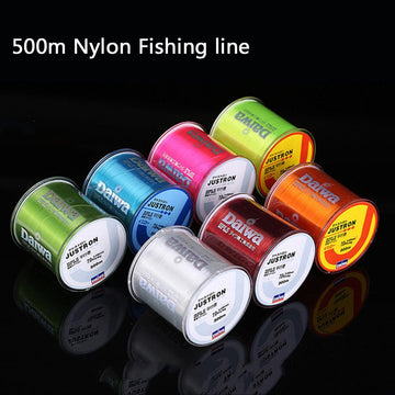 Daiwa Brand Best Quality 500M Monofilament Nylon Fishing Line 4 Color –  Bargain Bait Box