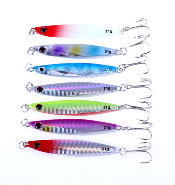 5Pcs Spoon 8.5Cm 16G Hard Fishing Spoon Lure Metal Jigging Lure