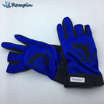 1 Pair Anti-Slip 3 Finger Cut Fishing Gloves Protector Camo Hunting Gl –  Bargain Bait Box