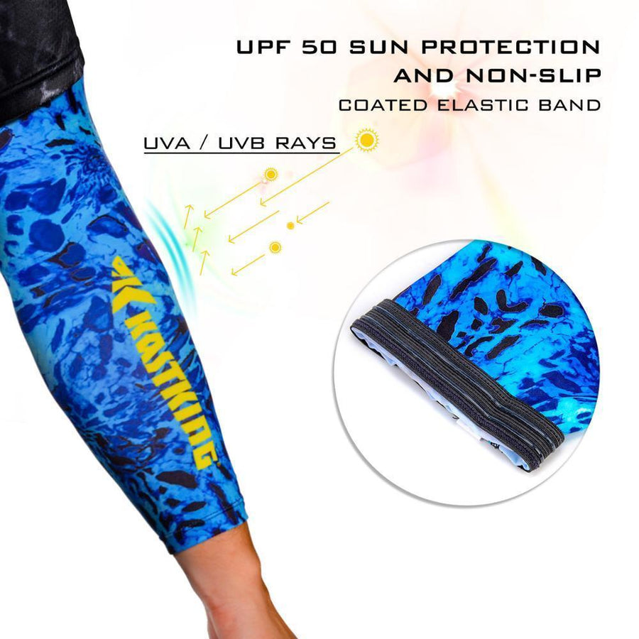 Kastking Uv Protection Arm Sleeves Quick Dry Breathable High Elasticity-Fishing Arm Sleeve-kastking official store-Blue-SM-Bargain Bait Box