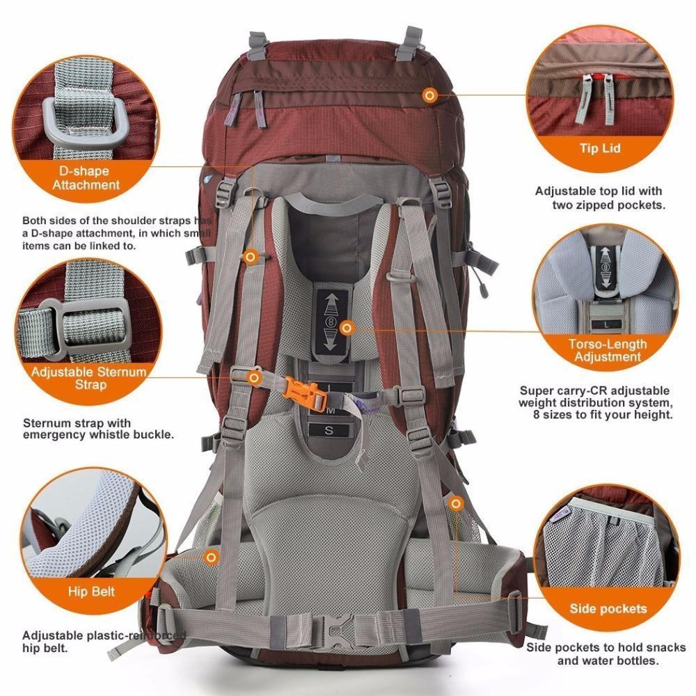 Arrival Large-Capacity Long-Haul Backpacks Professional Climbing Bags ...