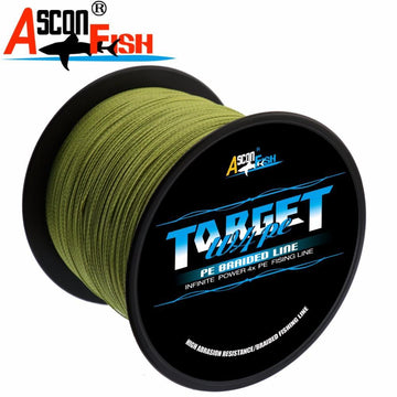 Ascon Fish 4 Strands 300M Multifilament Line Fishing Braid Carp