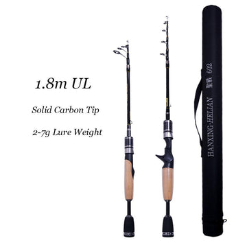 Fishing Pole/Fishing Rod Fishing Rod Line Weight Ultralight Spinning Rods  Ultra Light Casting Fishing Rod 1.68m 1.8m 2-5LB Telescopic Fishing Rod Pole