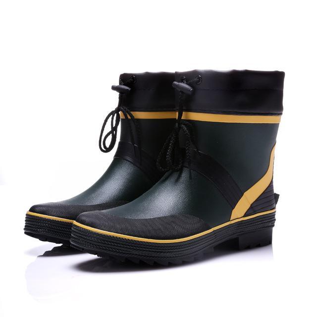 mens rubber rain boots