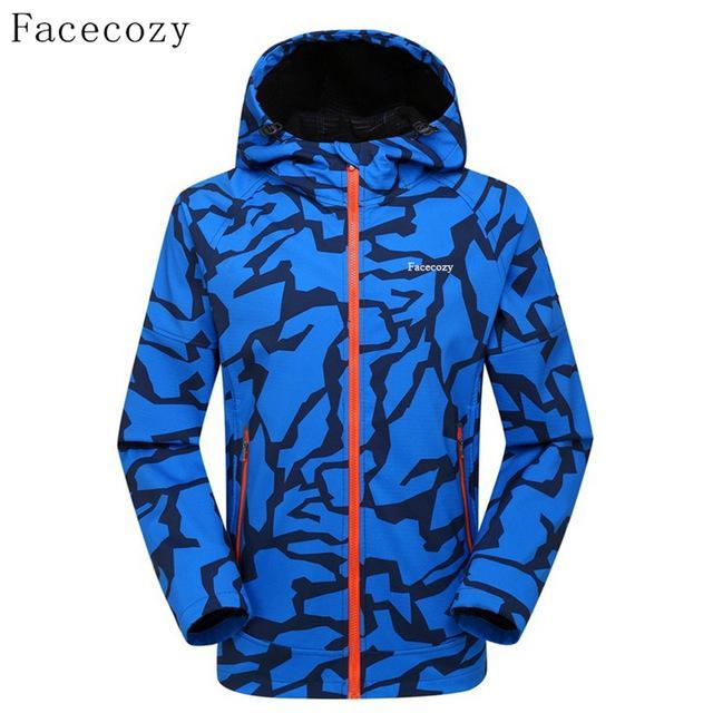 Facecozy Men'S Autumn Outdoor Hiking Jacket Male Front Zipper Camping ...