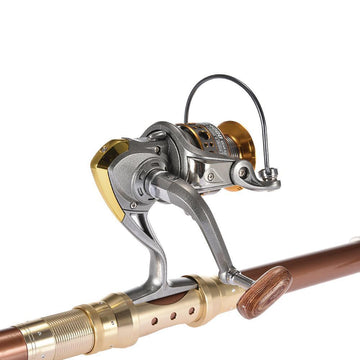 HB5000 Fishing Reel Metal Spool Spinning Reel Durable Enhance