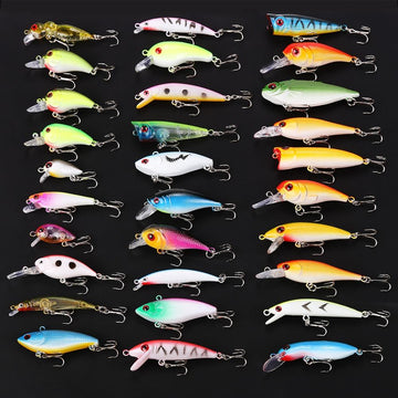 9pcs 3d Eye Mini Popper Crank Fishing Lure Set Crankbait Propeller