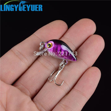 1Pcs Small Minnow Metal Fishing Crankbait Lure 3D Eyes Baits Artificia –  Bargain Bait Box