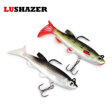 Lushazer 4Pcs/Lot Fishing Lure Soft 12.5Cm 5G 3D Augen Baits Iscas Art – Bargain  Bait Box