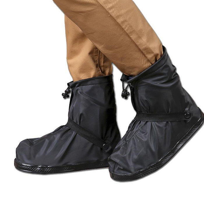 Men Waterproof Shoes Covers Reusable Rain Snow Anti-Slip Women Rain Sh ...