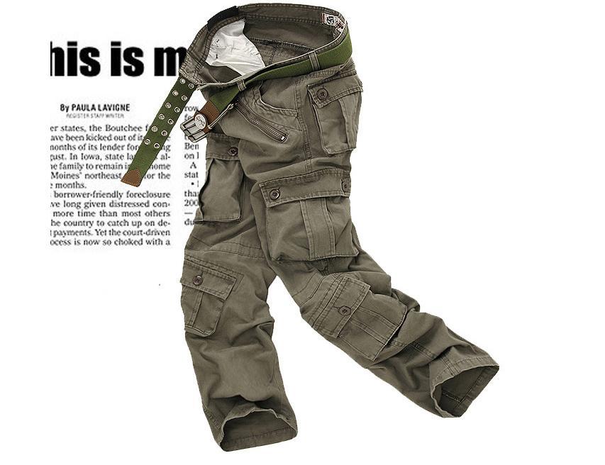 Men'S Pants Camping Hiking Camouflage Cargo Pants Plus Size Multi-Pock ...
