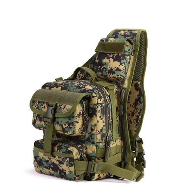 Molle Outdoor One Shoulder Military Tactical Backpack Camping Climbing ...
