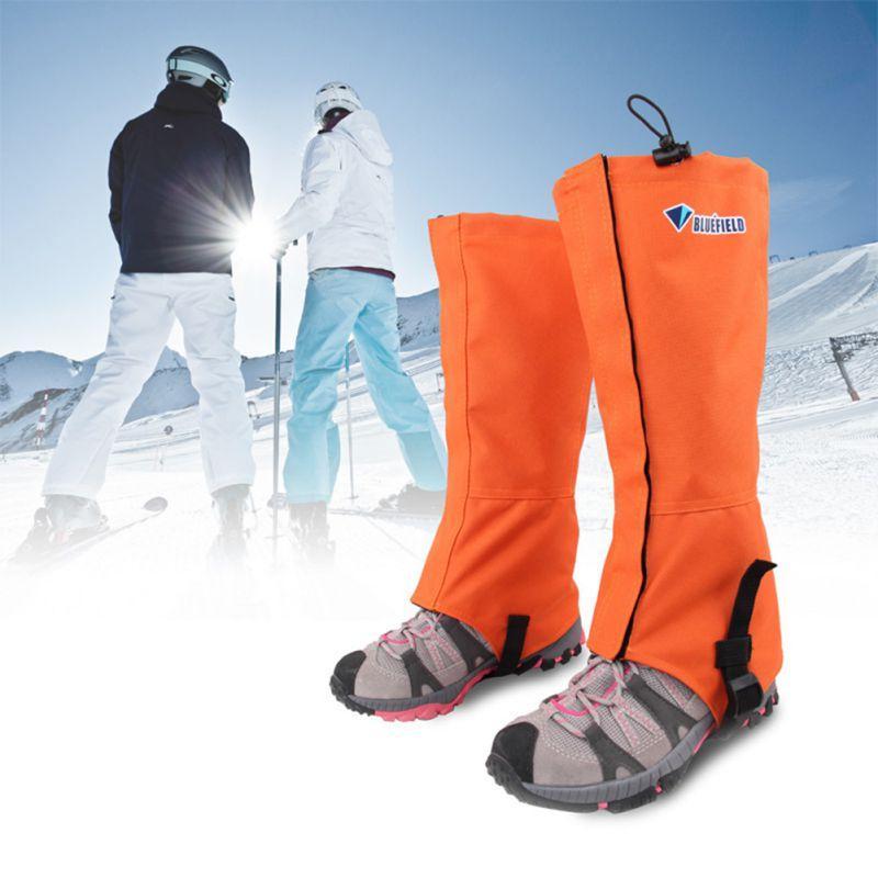 Outdoor Snow Waterproof Protection Guard Sport Leg Warmers Kneepad Skiing-Sunnyrain Store-Blue-S-Bargain Bait Box
