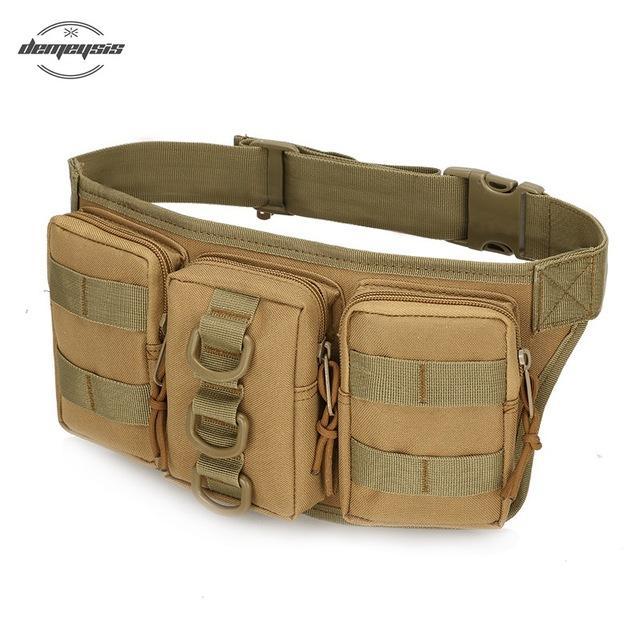 Outdoor Tactical Waist Solid Sports Hunting Pack Belt Bag Camping Hiki ...