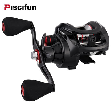 USB Rechargeable Carbon Fiber Baitcasting Reel 9+1BB Electric Fishing Reel  with Display High Speed
