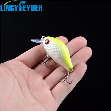 LINGYUE 1pcs Boxed Fishing lures Topwater Popper High Quality Baits 6.5m  10.5g Wobblers Crankbait with 6# Hooks 3D Eyes Pesca