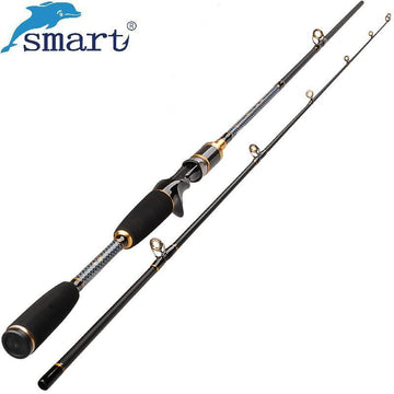 2.1m 2.4m 2.7m Carbon Fiber Spinning Rod Medium Light 4Section Lure Rod  Olta Vara De Pesca Carp Fishing Stick Pole Canne A Peche length: 2.7 m