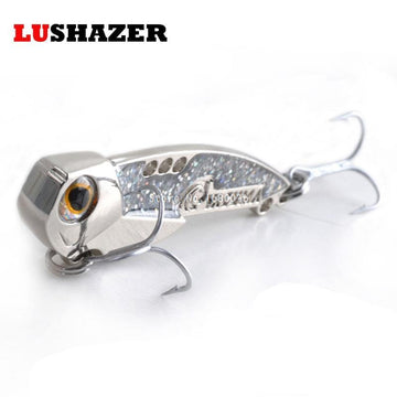 Hwmy Hmwy-6pcs Hard Fishing Lures High Quality Spoon Lures Gold Silver Metal Fishing Lure With Sharp Hooks Fi