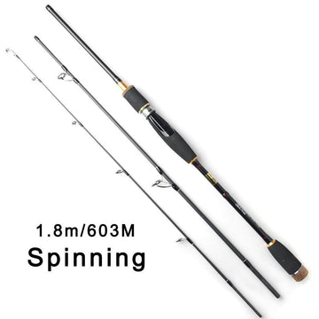 Toma 2.1M 2.4M 2.7M 3.0M 100% Carbon Fiber Rod Spinning Fishing Rods C –  Bargain Bait Box