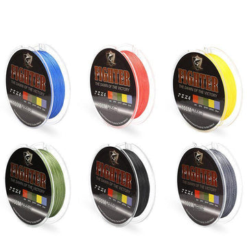 500M Pe Braided Fishing Line Gray Green White Red Blue Yellow Spectra –  Bargain Bait Box