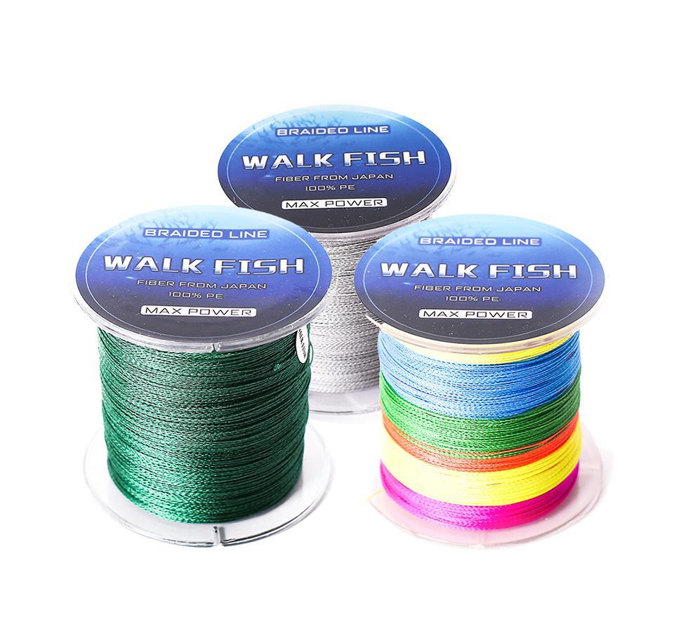 Seashark 100M 110Yards Pe Braided Fishing Line 4 Stands 6Lb 10Lb