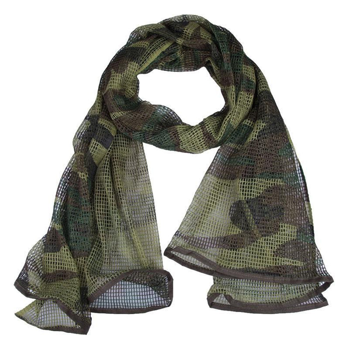Winter Military Tactical Camouflage Scarf Mesh Breathable Headband Mes ...