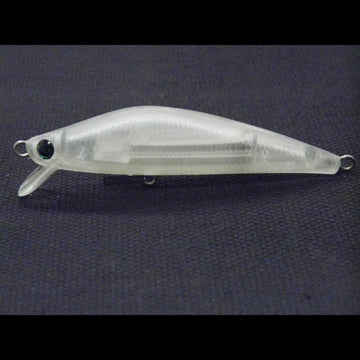 wLure 8.5cm Clear Body Minnow Crankbait Shallow Water Fishing