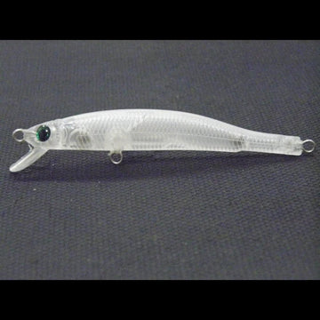 Wlure 10 Blank Unpainted Minnow Jerkbait Tight Wobble Fishing