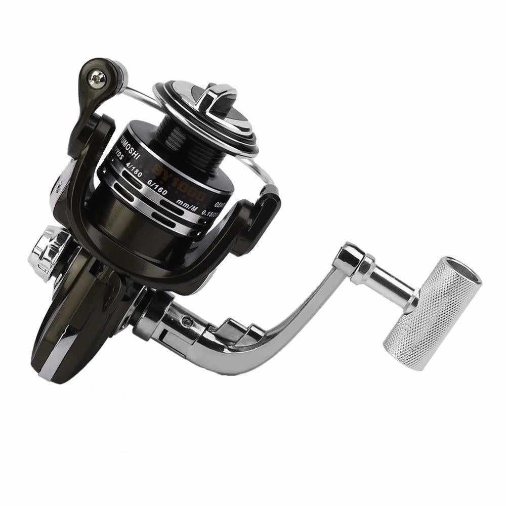 Yumoshi 1000-7000 Series Fishing Spinning Reel 13+1Bb Metal Fly