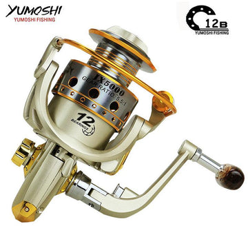 Yumoshi Fishing Reel Kv30-80 Pesca 13+1Bb Carp Coil Double Drag