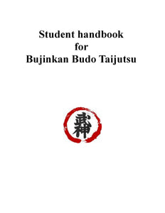Student Handbook for Bujinkan Budo Taijutsu (version 2)