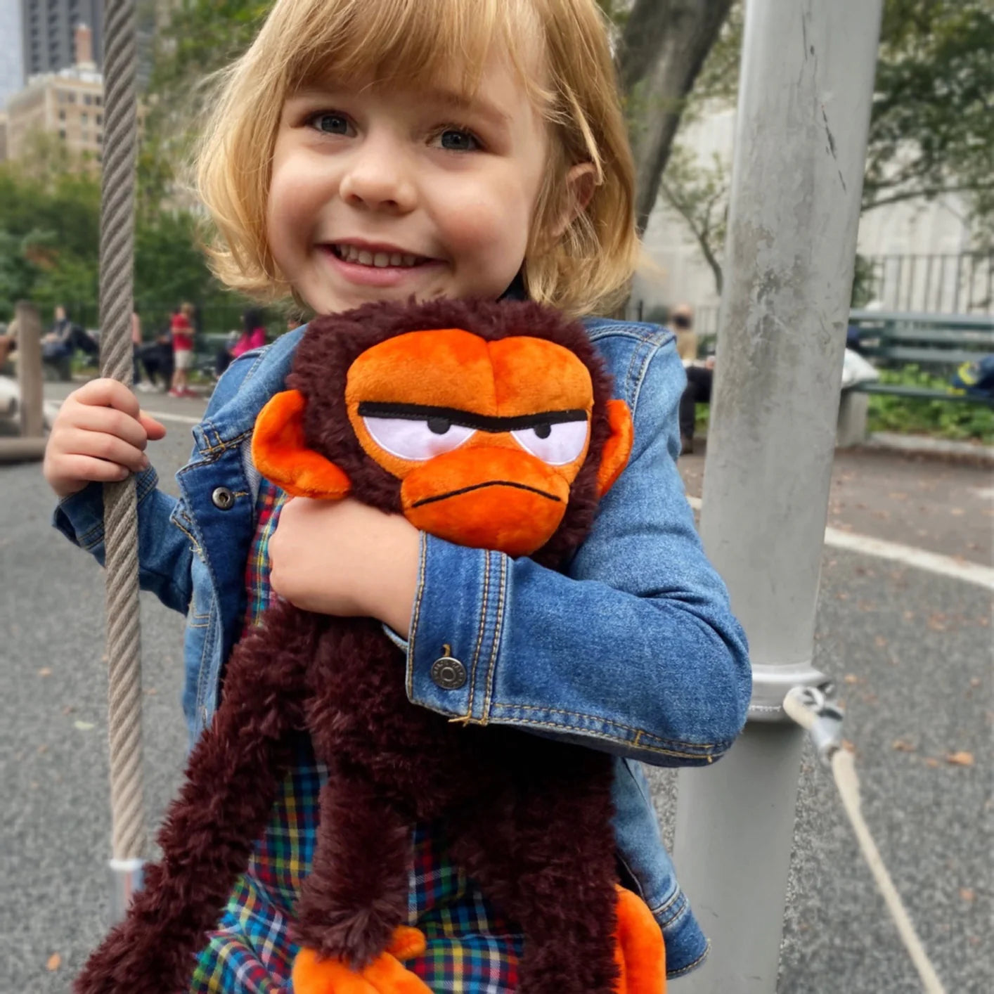 Grumpy Monkey Soft Toy
