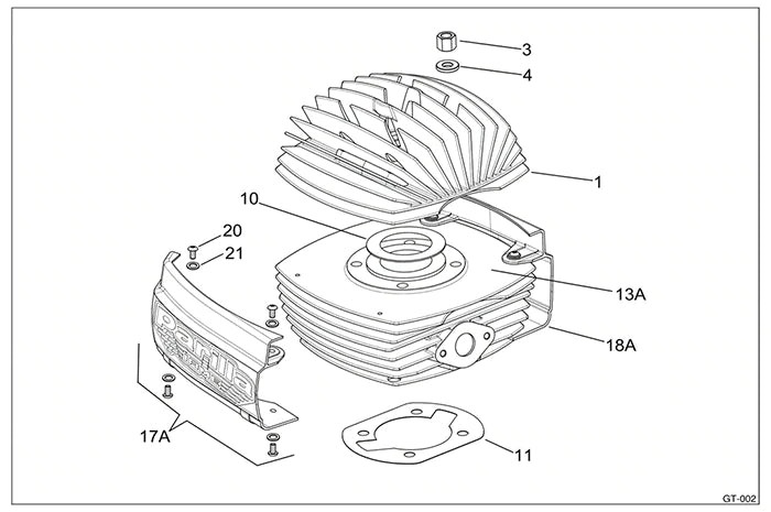 Swift Head and Cylinder