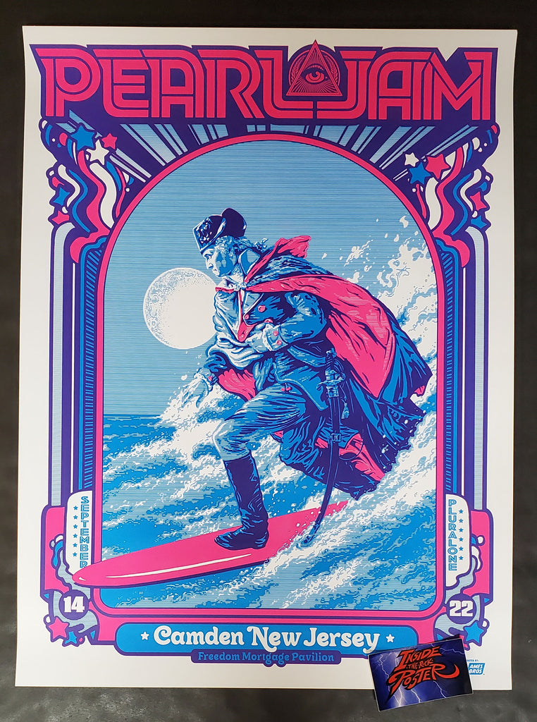 Ames Bros Pearl Jam Camden Poster 2022 Inside the Poster