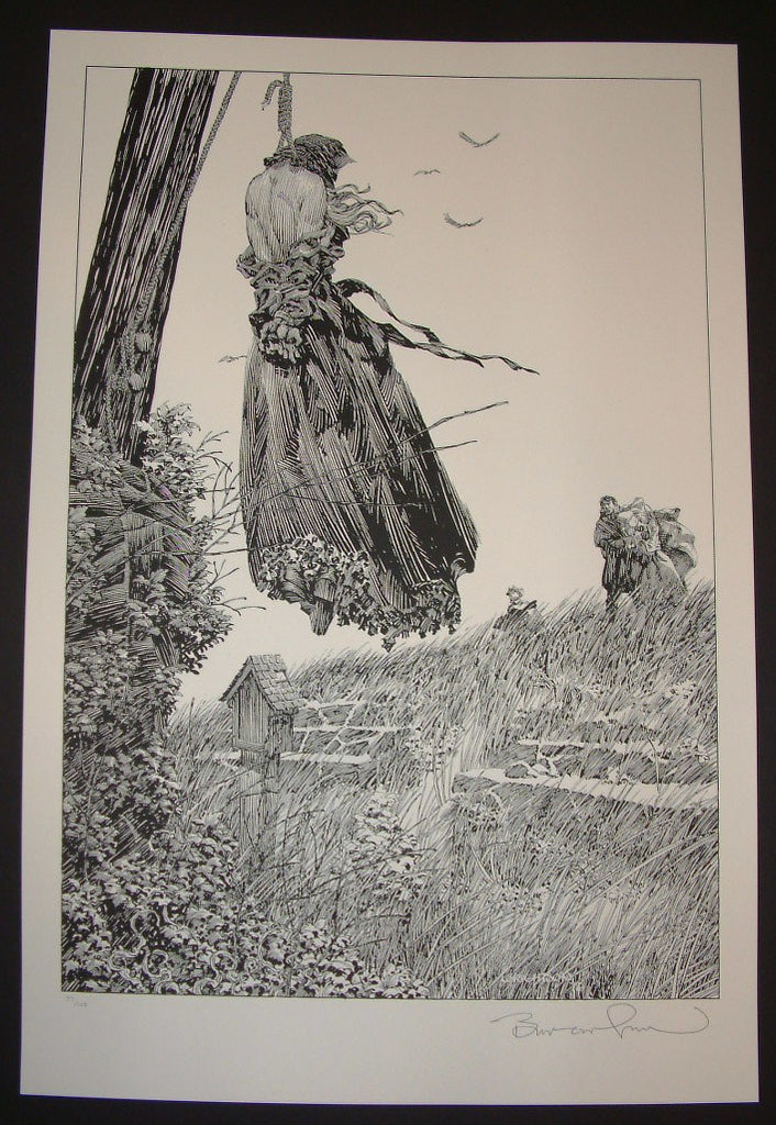 Bernie Wrightson Perished on the Scaffold Frankenstein Art Print 2013 Artist Edition