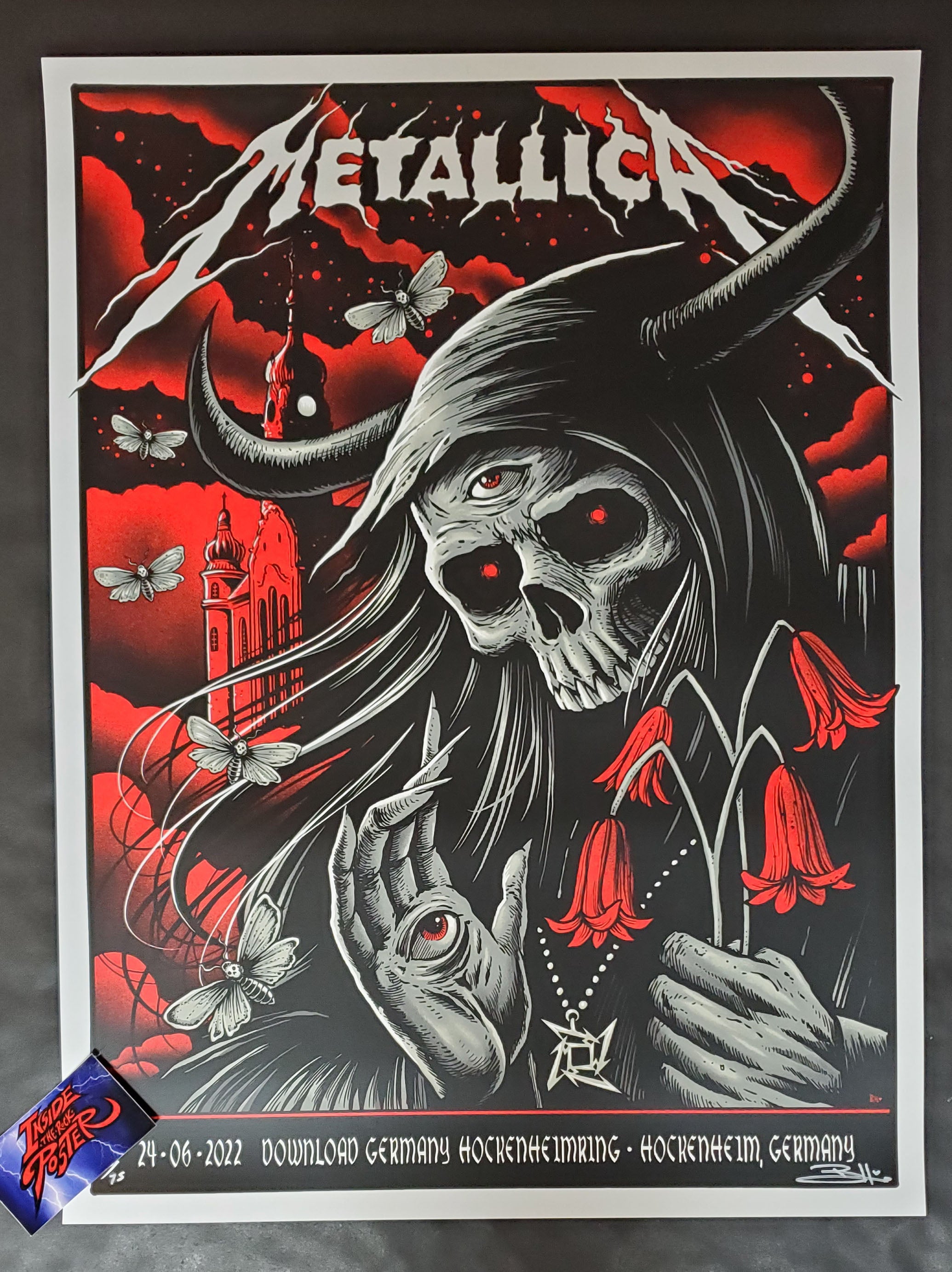 Brandon Heart Metallica Hockenheim Germany Poster Artist Edition 2022 ...