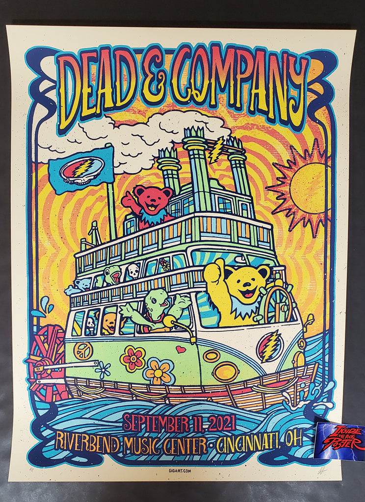 Gregg Gordon Dead & Company Cincinnati Poster Artist Edition 2021