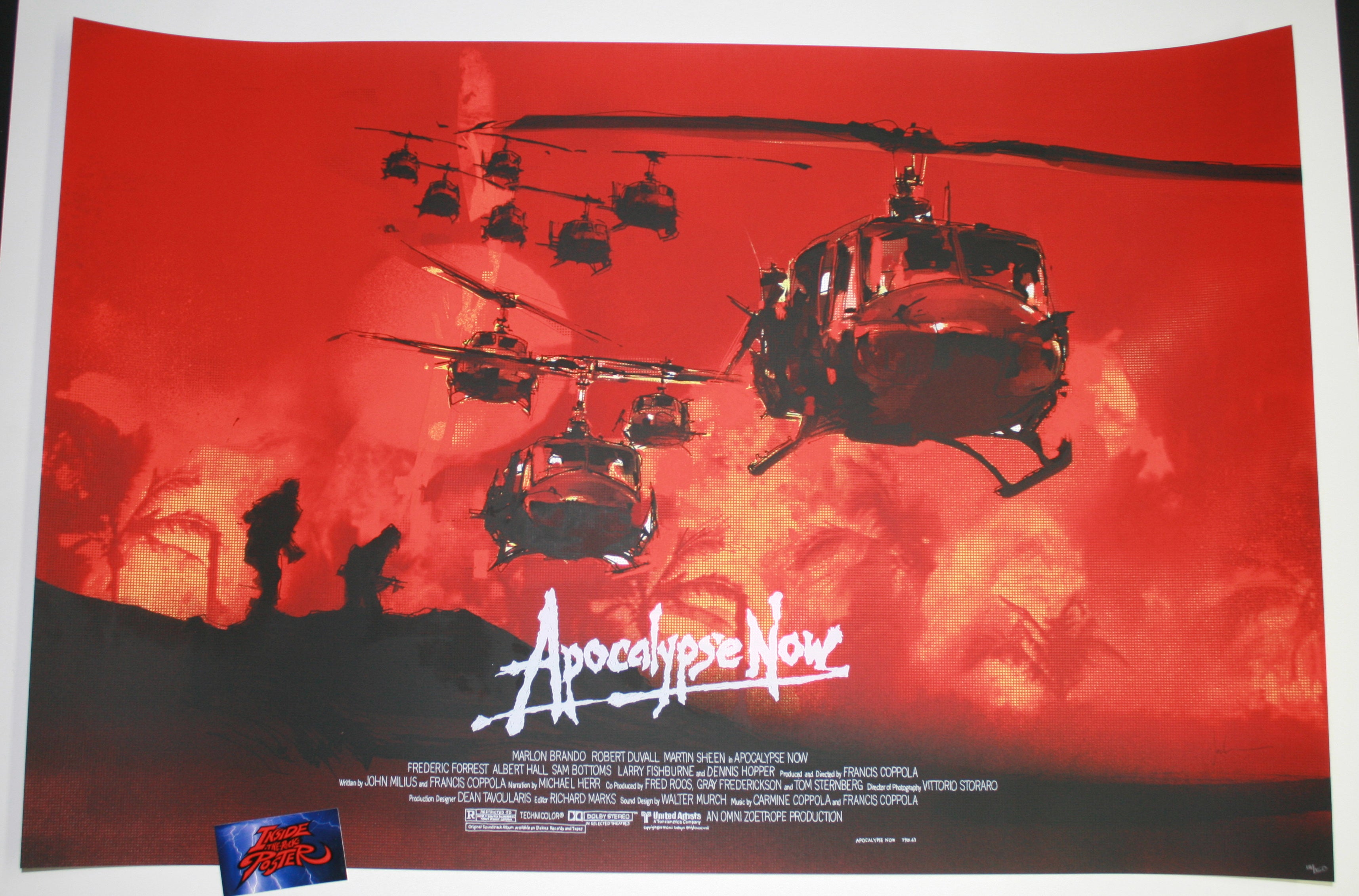 Jock Apocalypse Now Movie Poster 2015 Artist Signed