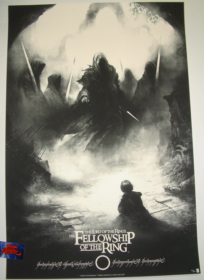 Karl Fitzgerald The Fellowship Of The Ring Movie Poster Variant 2016 Inside The Poster